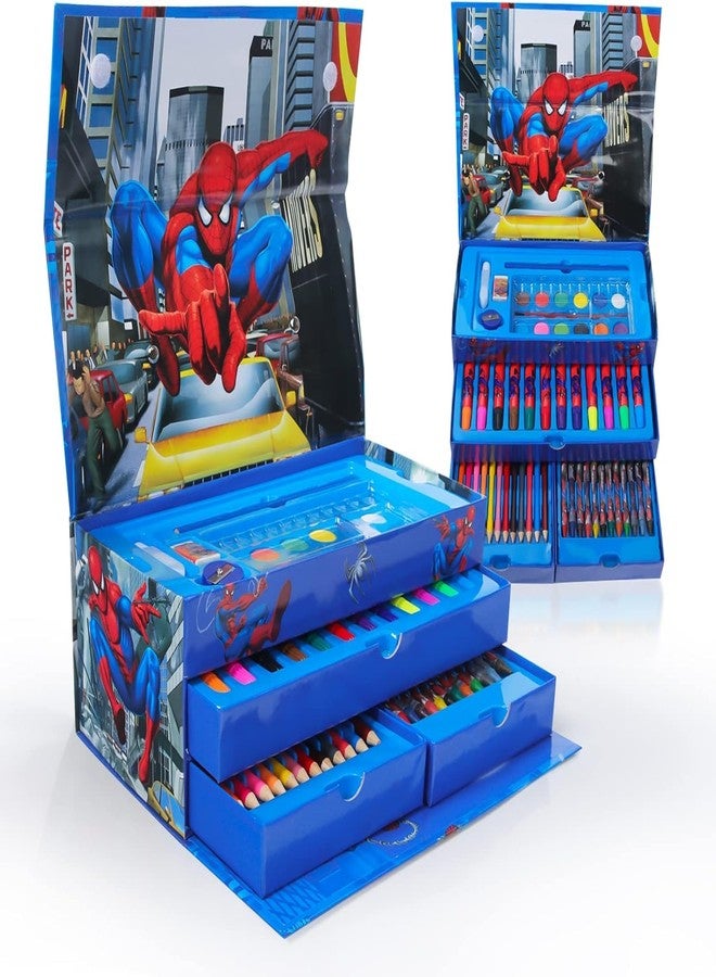 REIL RAID 54 Pcs Art Set, Art Box,Art Kit, Kids Painting Set for Kids, Box with Colour Pencil, Crayons, Water Colour, Sketch Pens (Print May Very), Multicolor - Image 1